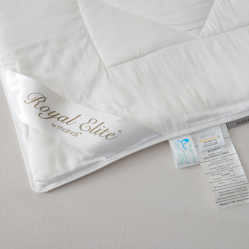 ROYAL ELITE Natural Cooling Comforter, 100% Bamboo Viscose Blanket King Size, King
