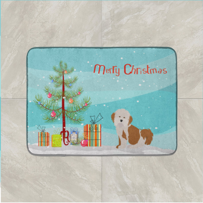 Tapis pour salle de bain chinois, Bichon havanais