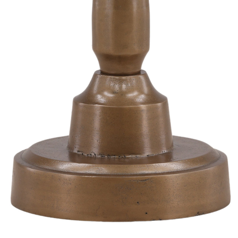 Table de bout Luned, 24" H x 16" W x 16" D, Brass
