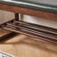 Banc de rangement en cuir Vegan