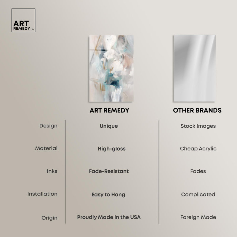 «Whispering Colors III», art abstrait vert par Art Remedy, prêt à être accroché, H 15 po x l 10 po