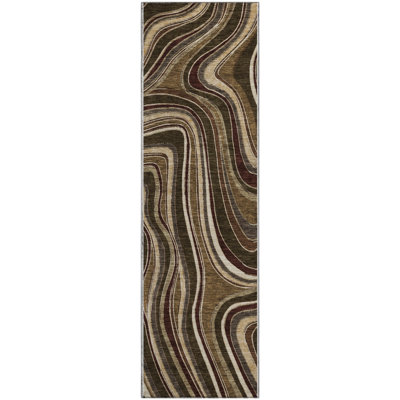 Premium Machine Washable Prisco Fudge Rug
