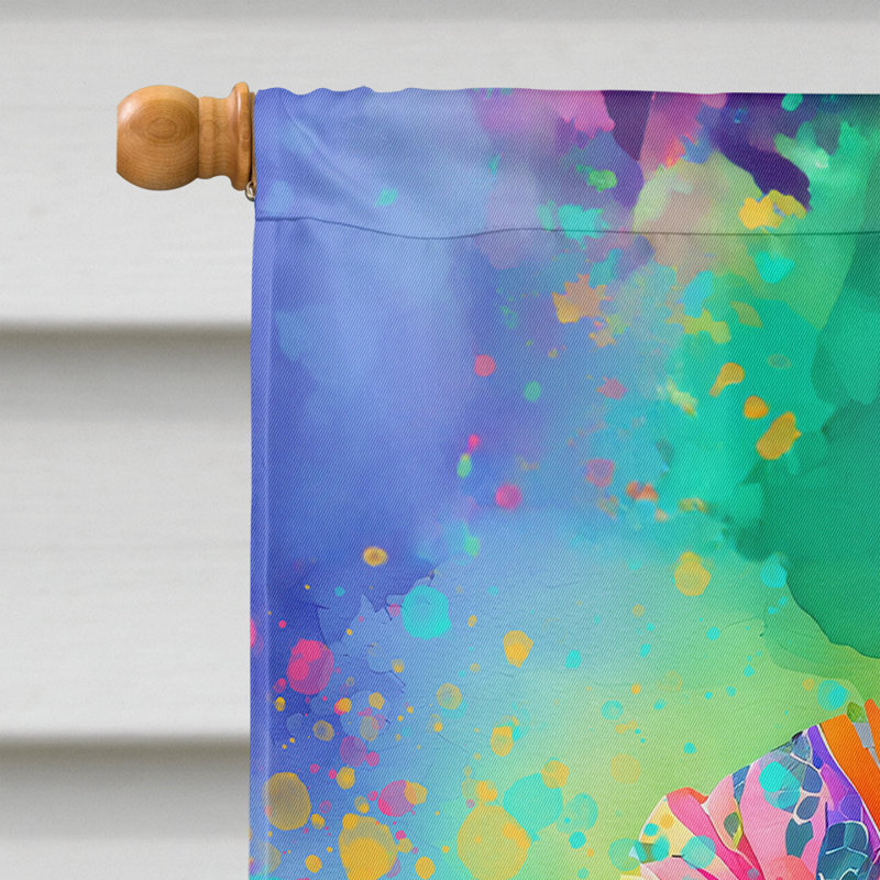 Drapeau de la maison Hippie Dawg, Schnauzer mauve