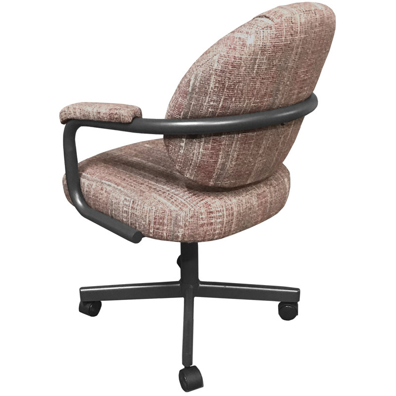 Bedolla Polyester Blend Task Chair, Gray, Brown