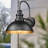 Outdoor Farmhouse Barn Lights, Rustic Outdoor Wall Sconce, Exterior Wall Lights, Front Door Mounted Lighting Fixture,Vintage Outside Lighting For Porch, Patio, Garage (Black, 1 Pack)-605161313