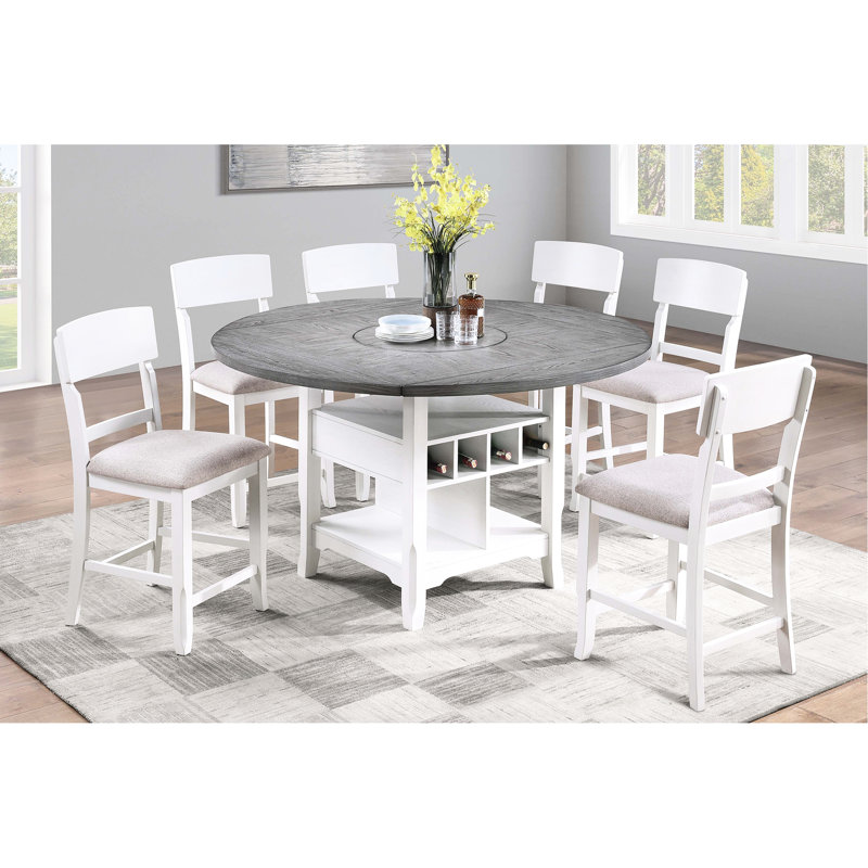 Ensemble de 2 chaises hautes de salle à manger en bois d'hévéa blanc, style contemporain, avec assise rembourrée en tissu, dossier moderne et support ergonomique, pour chambre.