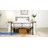 Minimalist Metal Slatted Bed Platform with Arrow Design Headboard-1221307251-1221195389