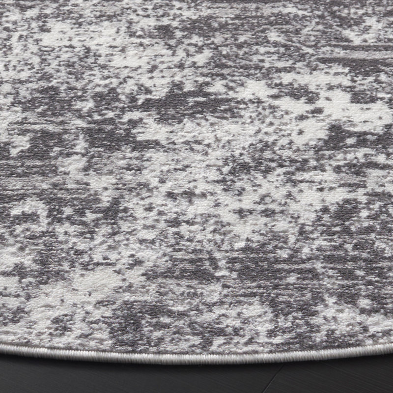 Emigsville Performance Performance Abstract Rug, Round 6'7"
