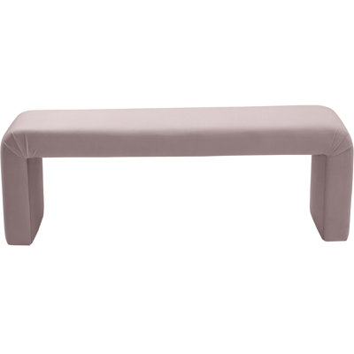 Edenborn Velvet Upholstered Bench