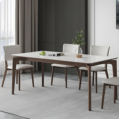 Table et chaise en frêne blanc