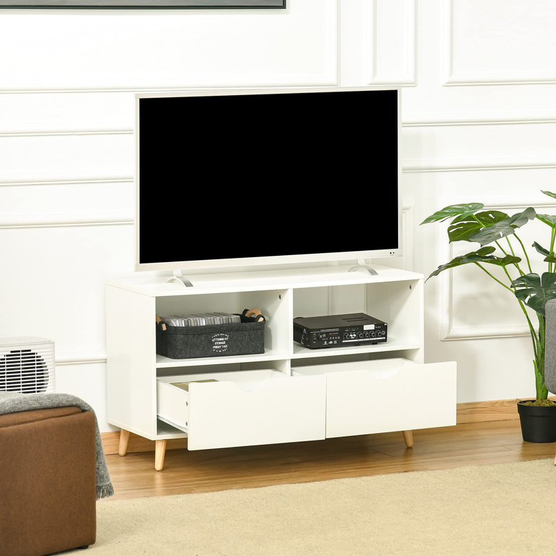 Burton TV Stand for TVs up to 32", White
