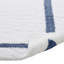 Ensemble de tapis pour salle de bain 2 pièces 100% coton 2370 g / m² Broshouse, tapis de salle de bain touffeté ultra moelleux, super absorbant certifié OEKO-TEX®, réversible, lavable à la machine, confort semblable au spa, blanc / bleu foncé-1922298096-1897437770