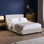 Osias Linen Upholstered Bed Frame