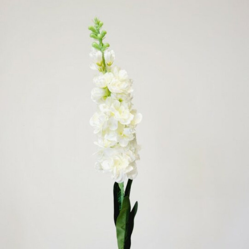 Ivory Delphinium Stem Artificial Flower