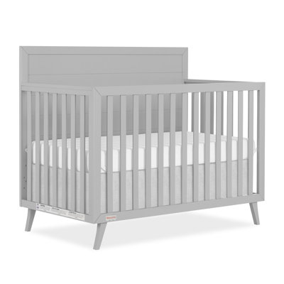 Fisher Price By Dream On Me Sanibel 5-in-1 Convertible Crib In Pebble Grey.