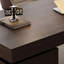 Bureau rectangulaire en bois manufacturé + acier Brownness avec 6 tiroirs-706828817-706828820