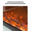 American-style simulated flame TV cabinet fireplace
