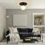 Luminaire plafonnier semi-encastré Nyall Globe-706843157