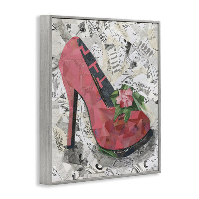 Collage de talons roses, estampe numérique de Coco Good