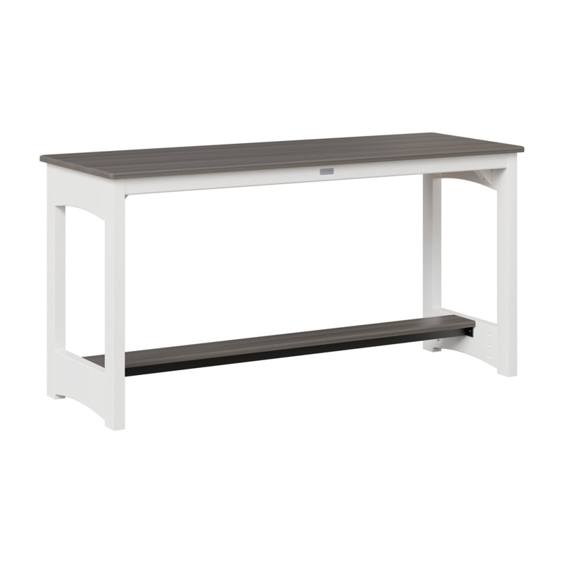 Table de salle à manger Berlin Gardens, Gris côtier, H 30,75 po x l 60 po x P 22 po