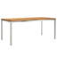 Wood Patio Dining Set with Rectangular Table-526816647-526822011