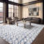 Tapis à motif géométrique Shellie 700 Performance-497850395