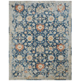 Rosemont Wool Oriental Area Rug in Blue