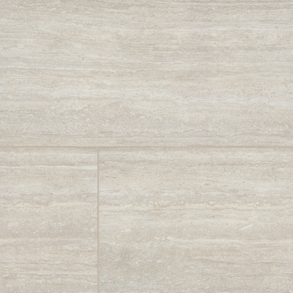 Rosano Lucera 24 in. x 48 in. Matte Textured Ribbed Porcelain Travertine Look Wall Tile