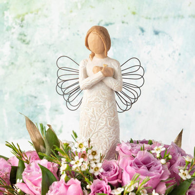Figurine sculptée en résine peinte à la main