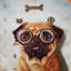 « exam eye exam », impression sur toile-21471163-74604483-74616294