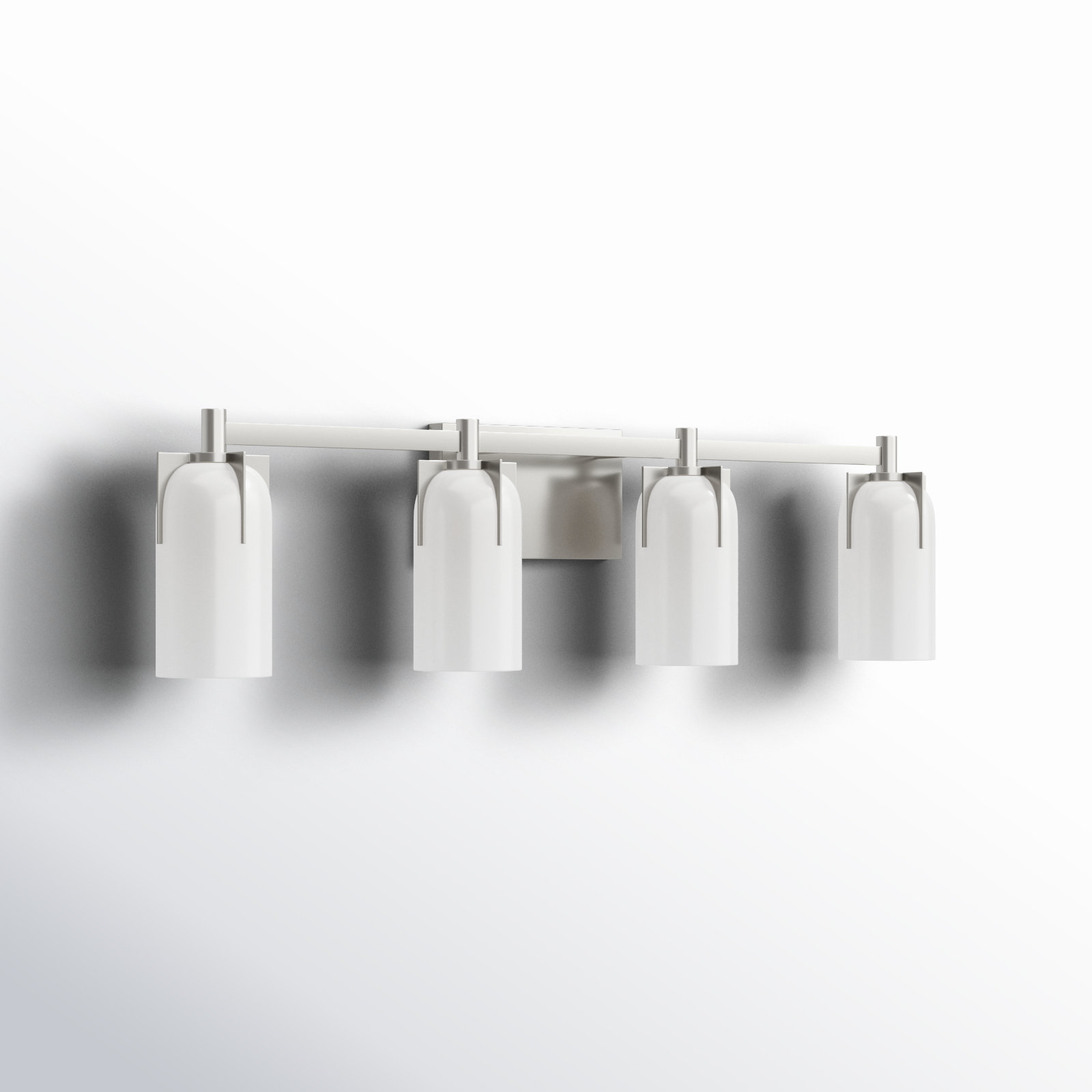 Irela 3 - Light Vanity Light, Satin Nickel, 4 Lights, 8.5" H x 32" W x 32" D