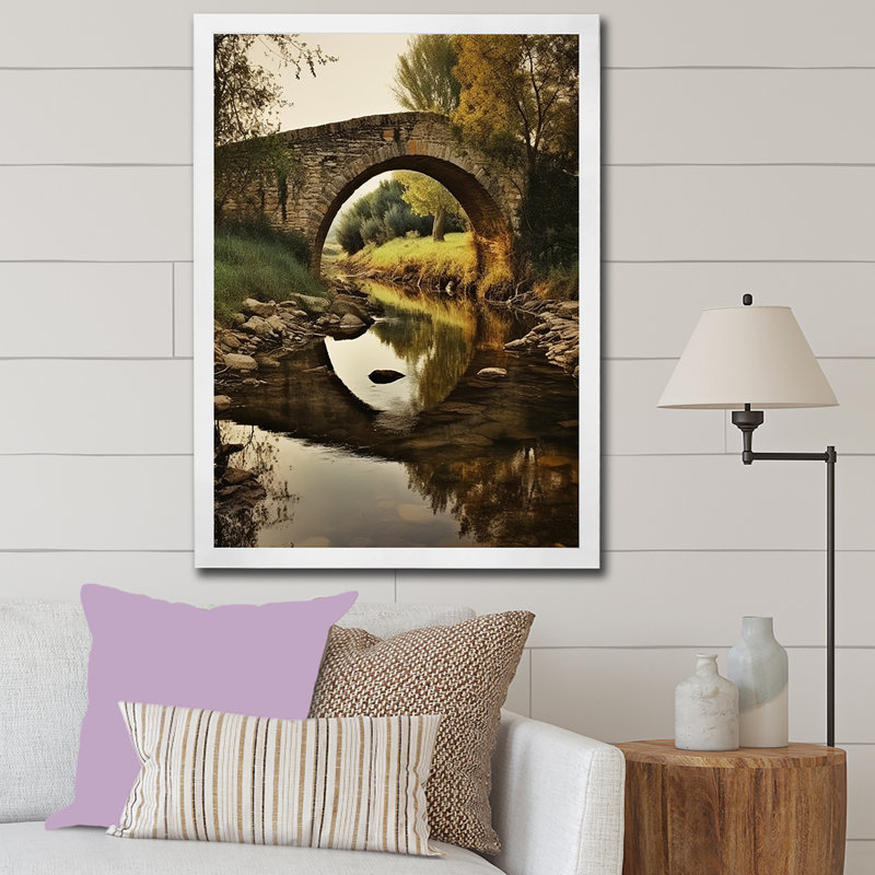 Décoration murale Bridges Mimalisme Scenery IV - Bâtiments et paysages urbains, H 32 po x l 24 po x P 1 po