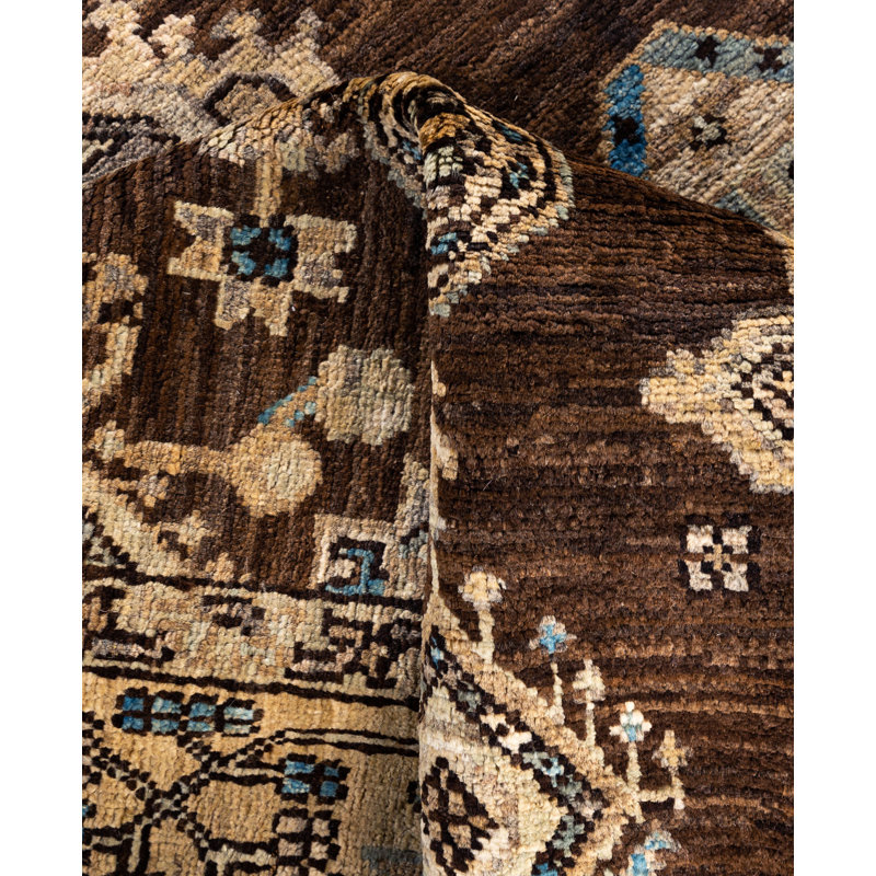 Serapi One-of-a-Kind 4' 0" X 5' 11" Hand Knotted Area Rug