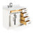 Tidworth 42'' Solid Wood Single Bathroom Vanity with 1.5'' Quartz Top-970334954-1004111407-1004111409
