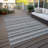 Lovell Washable Striped Indoor / Outdoor Rug-1194905604