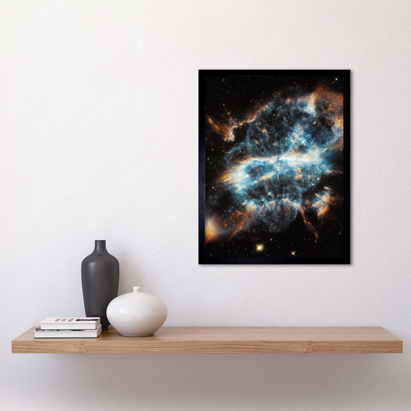 Hubble Space Planetary Nebula NGC5189 Glowing Gas Clouds - Single Picture Frame Print