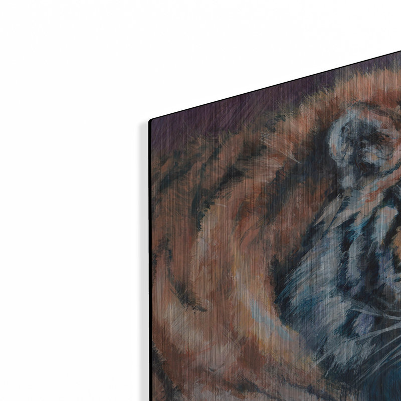 «Tiger Tales» par Robert Campbell, H 12 po x l 16 po