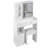 29.2" Small Size Left Drawer Desktop Vanity Table, Cushioned Stool, Large Sliding, Touch Control, Tri-Color Switching, Brightness Adjust LED Mirror, High Capacity Storage, Suitable For Small Space-107143633