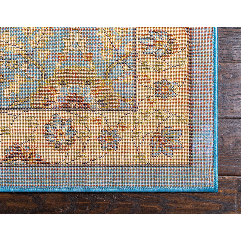 Tapis bleu Britannia, Tapis de couloir 2 pi 7 po x 10 pi