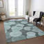 Tapis bleu sarcelle chantille lavable à la machine intérieur / extérieur-106501635