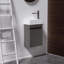 Petit meuble-lavabo mural moderne avec lavabo Modern