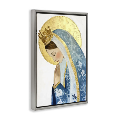 Cadre flottant Mother Mother, Portrait par Petal Prints Design