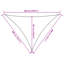 Adrita Sunshade Sail Beige 4x4x5.8 m HDPE