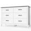 Commode double à 6 tiroirs Ahomly-80642012