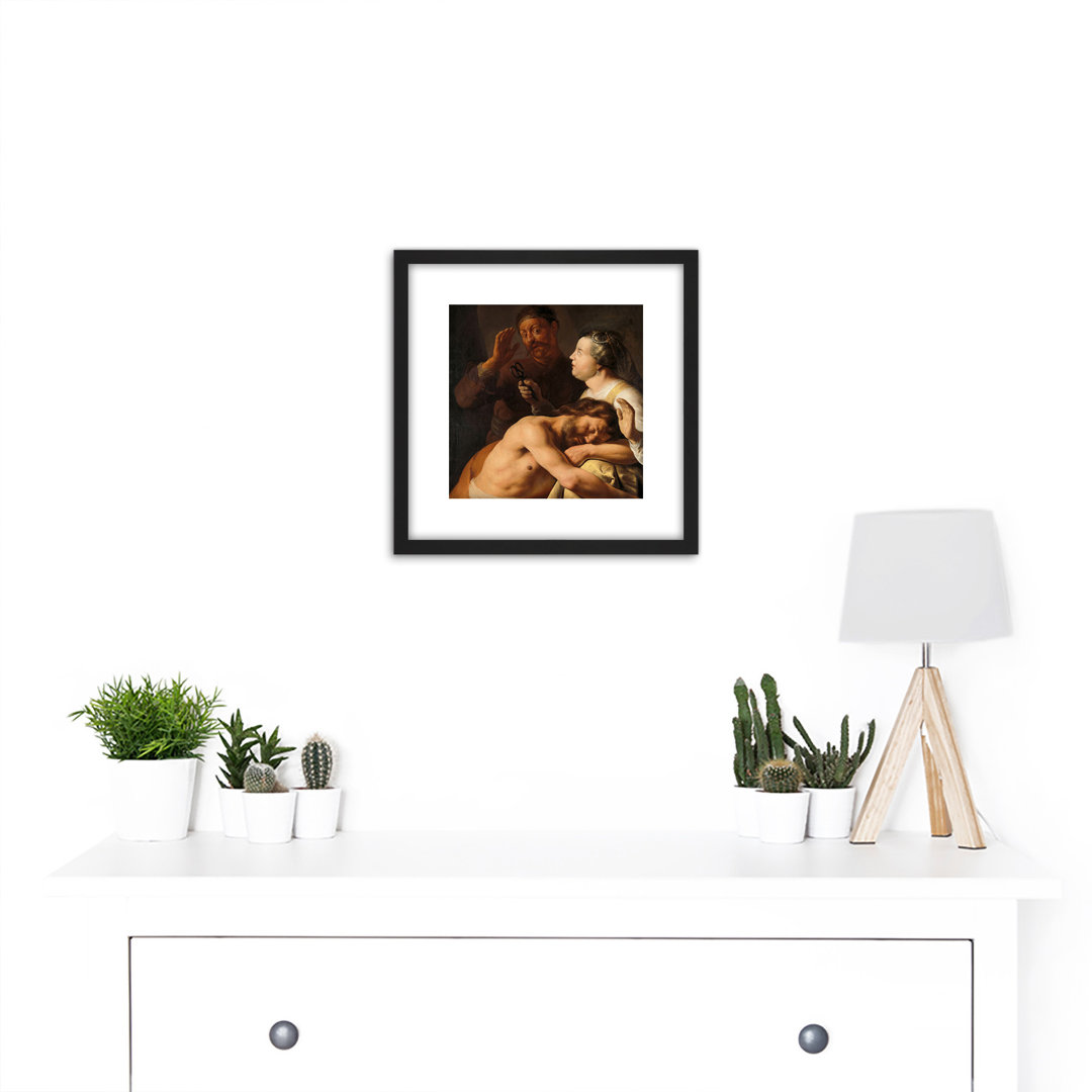 Samson And Delilah Bible Paitning by Jan Lievens - Single Picture Frame Painting