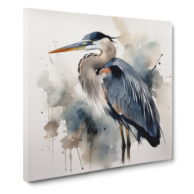 Heron Watercolour - Print