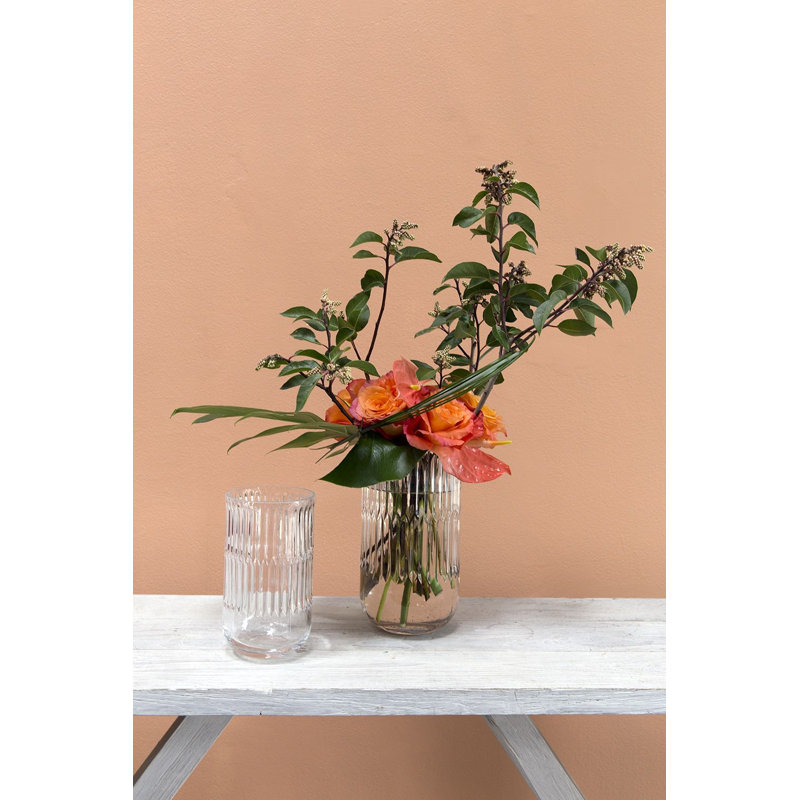 Eldin Serena Vase, 9.75" H x 5.25" W x 5.25" D