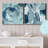Soft Summer Storm - 2 Piece Wrapped Canvas Print-529053353