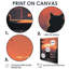 Chat urbain regardant le coucher de soleil I - impression d'art mural chat-1849817921-1849817924