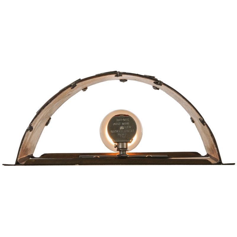 Rustic Lodge 1 - Light Flush Mounted Sconce, Antique Copper, Antique Copper/Silver Mica
